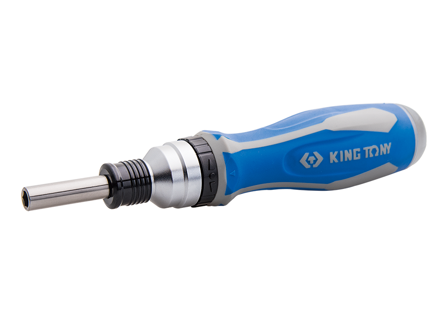Набор телескопической трещоточной отвертки с битами 8 пр. KING TONY 32808MR