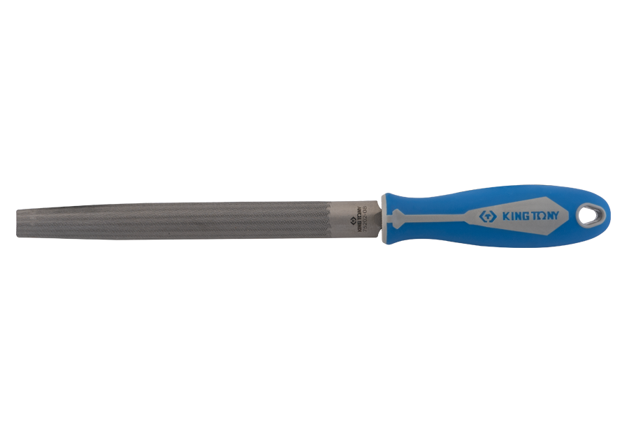Напильник полукруглый с рукояткой 200 мм насечка 1 KING TONY 75201-08G