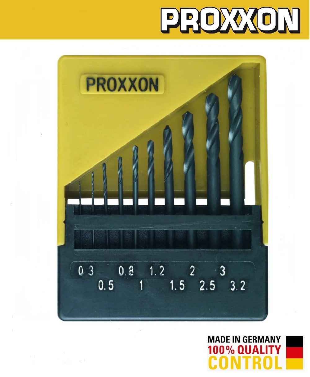 Набор сверл по металлу 10 пр. 0.3 - 3.2 мм PROXXON