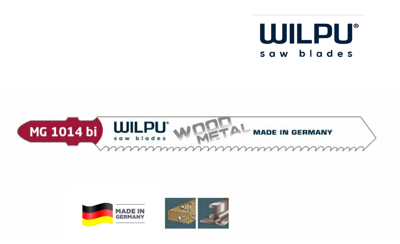 Пилки для лобзика MG 1014bi WILPU 5 шт./упак.