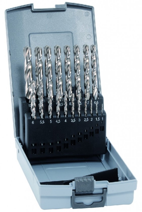 Набор сверл по металлу ALPEN HSS Cobalt KP 19 19 пр. Ø 1.0-10.0x0.5 мм