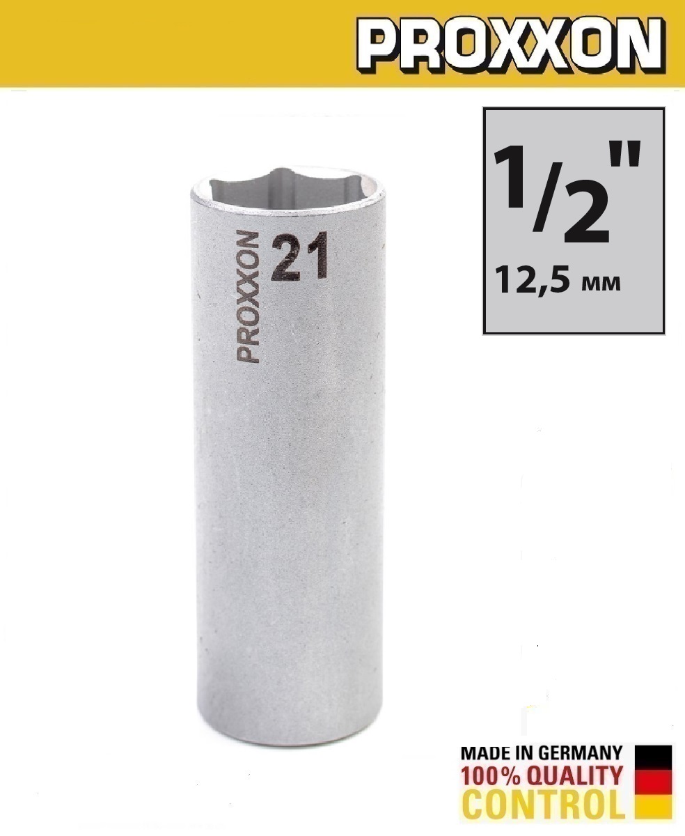 Торцевая головка удлиненная 21 мм 1/2'' PROXXON