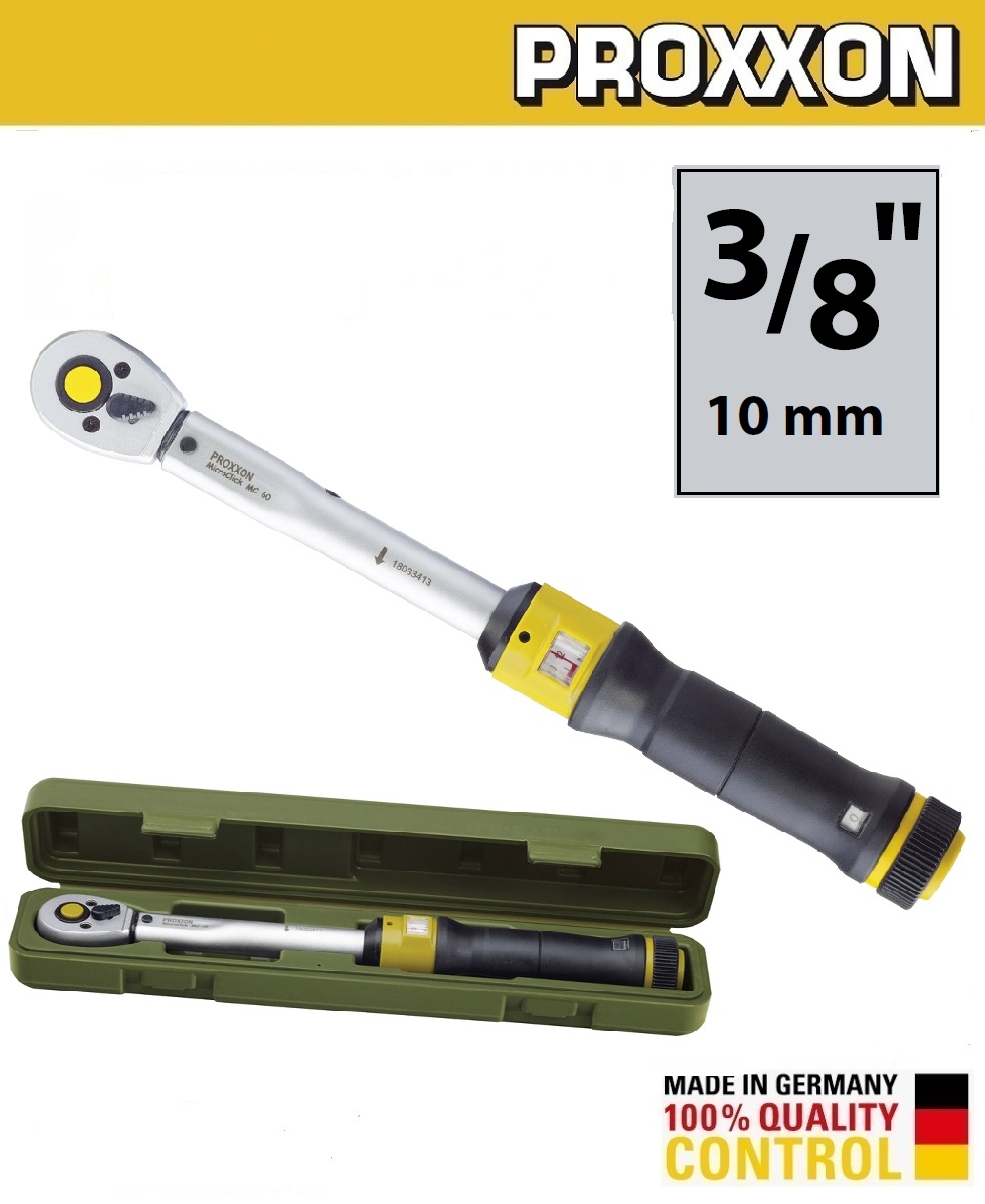 Динамометрический ключ 3/8'' MicroClick 12-60 Нм МС60 PROXXON