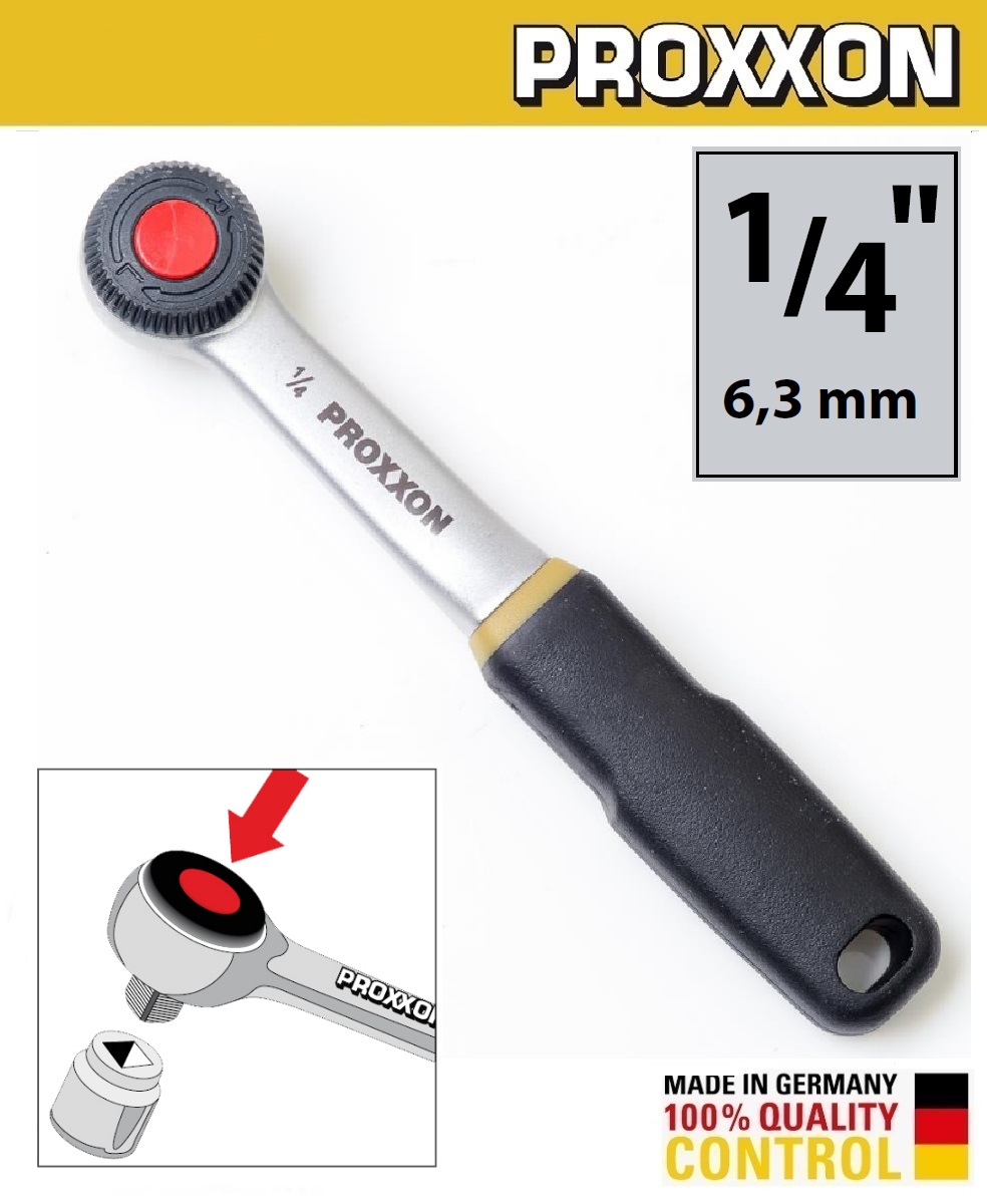 Трещотка стандарт 1/4'' 52 зубца PROXXON