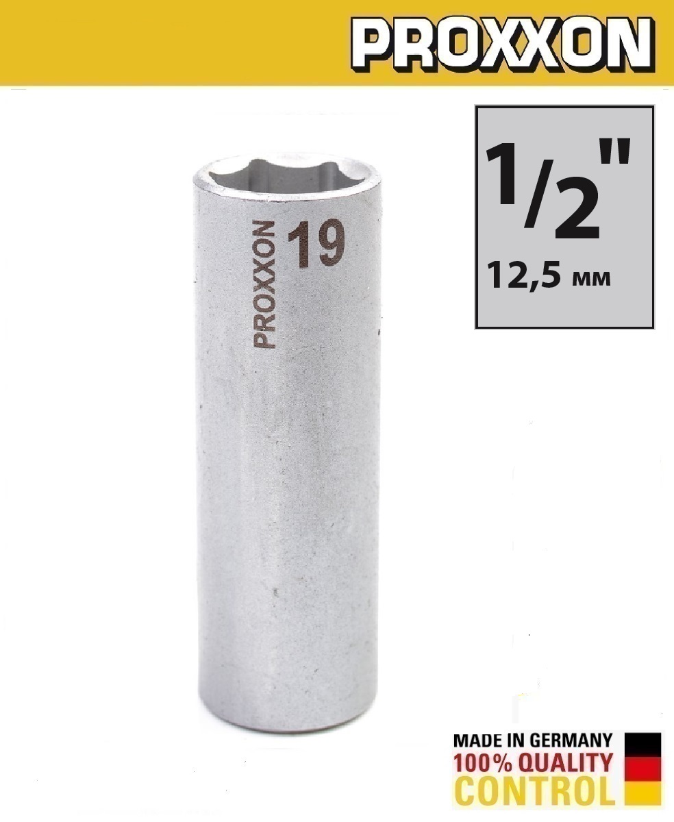 Торцевая головка удлиненная 19 мм 1/2'' PROXXON