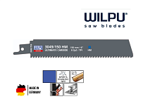 Полотно для сабельной пилы 3049/150 HM, 1 шт./упак. WILPU