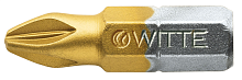 Бита WITTE MAXX TIN 1/4" PZ (POZIDRIV)