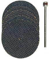 Набор отрезных дисков 38х1.0 мм (5 шт) с дискодержателем PROXXON