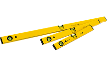 Набор уровней STABILA CLASSIC SET 70 3 пр. 40+60+100 см