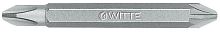 Бита двухсторонняя WITTE PRO 1/4"