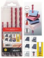 Набор универсальных сверл SDS-plus 5 пр. ALPEN Profi Multicut SPM 5