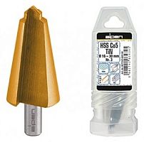Сверло конусное ALPEN HSS Cobalt TiN