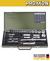 Набор торцевых головок 56 пр. с трещотками 1/4'' и 1/2'' PROXXON