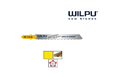 Пилка для лобзика по дереву HC 12 bi (5 шт./уп.) WILPU