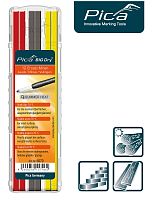 Набор сменных грифелей-стержней (12 шт) для карандаша Pica Big Dry Longlife