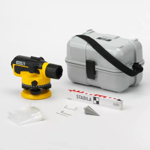 Оптический нивелир STABILA OLS 26, комплект 6 пр. фото 2