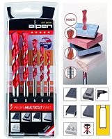 Набор универсальных сверл 5 пр. ALPEN Profi Multicut PM 5