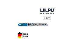 Пилки для лобзика MG12 WILPU 5 шт./упак.