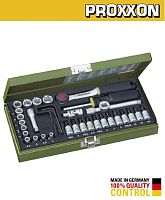 Набор торцевых головок с трещоткой 36 пр. 1/4'' PROXXON