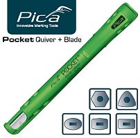 Точилка-держатель для карандашей PICA Pocket Quiver + Blade 505