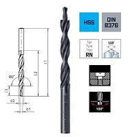Сверло двухступенчатое MAYKESTAG HSS DIN 8376, 180°