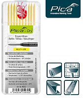 Набор сменных грифелей-стержней (10 шт) для Pica Dry Longlife