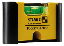Карманный уровень STABILA Pocket Electric с чехлом для ремня