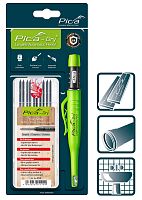 Набор строительный карандаш Pica Dry Longlife с грифелями-стержнями 30405