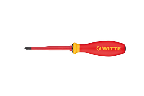Отвертка диэлектрическая WITTE PRO VDE Slim PH (PHILLIPS)