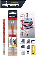 Универсальное сверло c хвостовиком 1/4'' ALPEN Profi Multicut