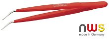 Пинцет прецизионнный 22 B NI NWS 155 мм с пластмассовым покрытием