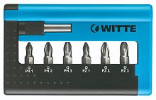 Набор бит c битодержателем WITTE PRO COMBIT-BOX 7 пр.