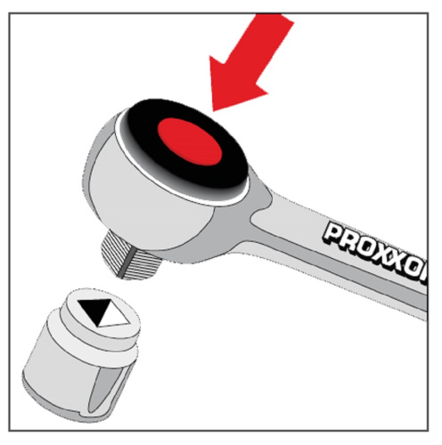 Трещотка стандарт 52 зубца PROXXON фото 5