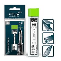 Набор серых грифелей-стержней для Pica Fine Dry Longlife, твердость H, в блистере