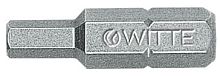 Бита шестигранная WITTE PRO 1/4" INTERNAL HEX