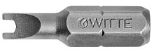 Бита двухштырьковая WITTE PRO 1/4" SPANNER