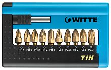 Набор бит c битодержателем WITTE MAXX COMBIT-BOX BITFLEX TIN 11 пр.