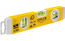 Строительный магнитный уровень STABILA Type 70TMW 26 см с подвижной камерой