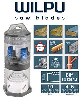 Набор биметаллических коронок WILPU EKA 3 ECO PACK Cobalt 8%