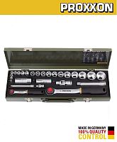 Набор торцевых головок 27 пр. с трещотками 1/4'' и 1/2'' PROXXON