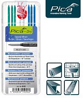 Набор сменных грифелей-стержней (8 шт) для Pica Dry Longlife