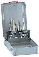 Набор конусных сверл ALPEN HSS Cobalt 3 пр.