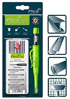 Набор строительный карандаш Pica Dry Longlife с грифелями-стержнями 30403