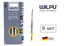 Пилки для лобзика HC 123, 5 шт./упак. WILPU